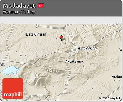 Shaded Relief 3D Map of Molladavut