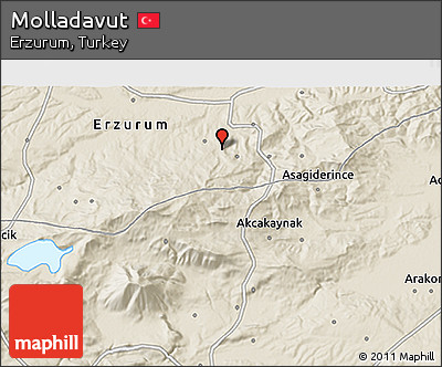 Shaded Relief 3D Map of Molladavut