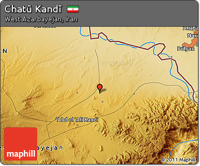 Physical 3D Map of Chatū Kandī