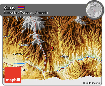 Physical 3D Map of Kuris