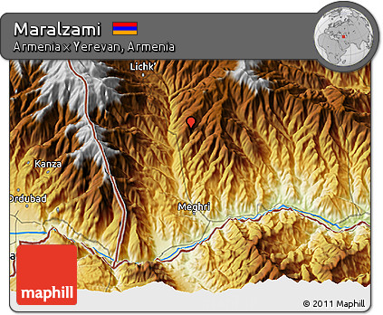 Physical 3D Map of Maralzami