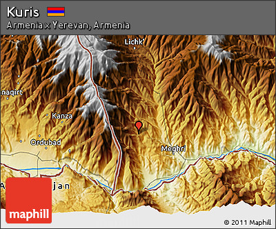 Physical 3D Map of Kuris