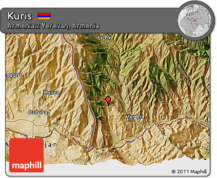 Satellite 3D Map of Kuris