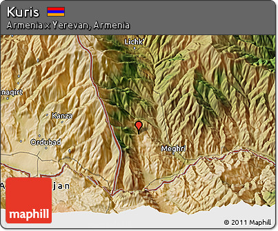 Satellite 3D Map of Kuris