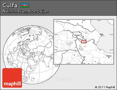 Blank Location Map of Culfa