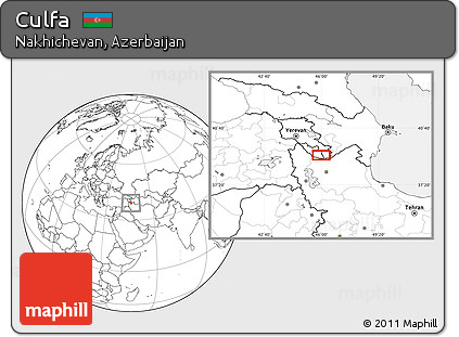 Blank Location Map of Culfa