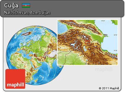 Physical Location Map of Cuğa