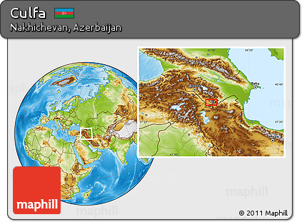 Physical Location Map of Culfa