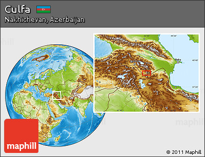 Physical Location Map of Culfa