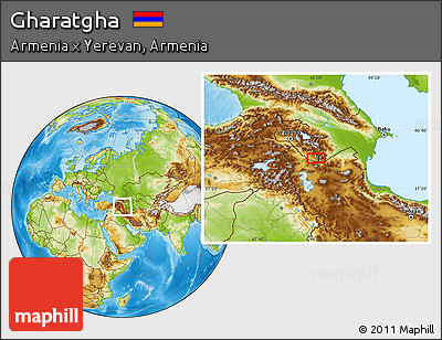 Physical Location Map of Gharatgha