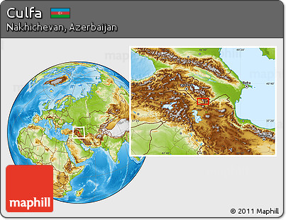Physical Location Map of Culfa
