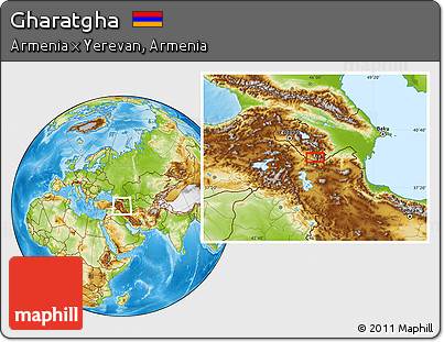 Physical Location Map of Gharatgha