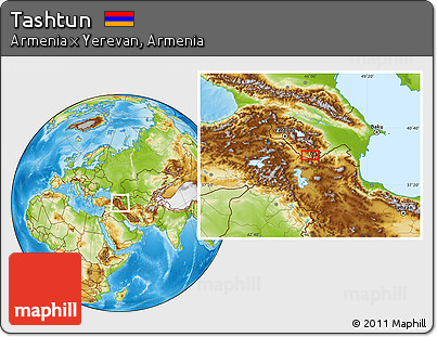 Physical Location Map of Tashtun