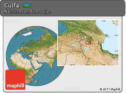Satellite Location Map of Culfa