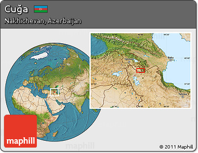 Satellite Location Map of Cuğa