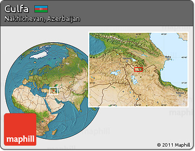 Satellite Location Map of Culfa