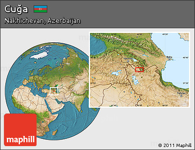 Satellite Location Map of Cuğa