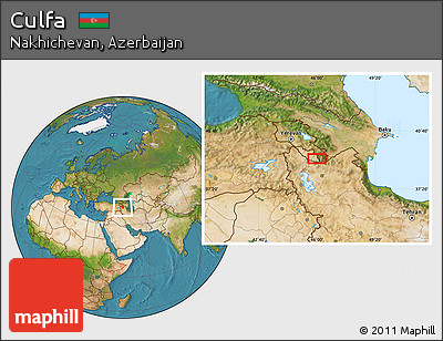 Satellite Location Map of Culfa