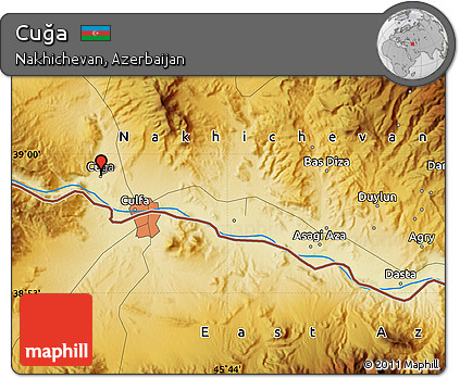 Physical Map of Cuğa