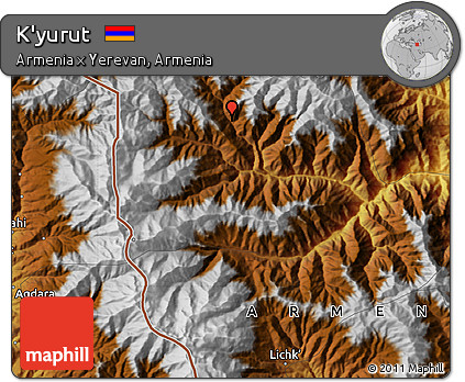 Physical Map of K'yurut