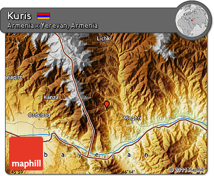 Physical Map of Kuris