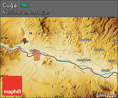 Physical Map of Cuğa