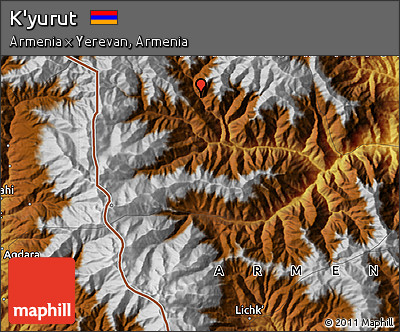 Physical Map of K'yurut