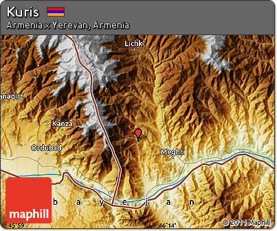 Physical Map of Kuris