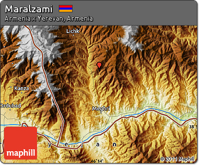 Physical Map of Maralzami