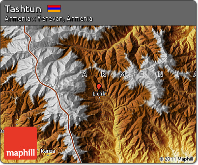 Physical Map of Tashtun