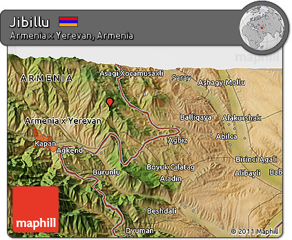 Satellite 3D Map of Jibillu