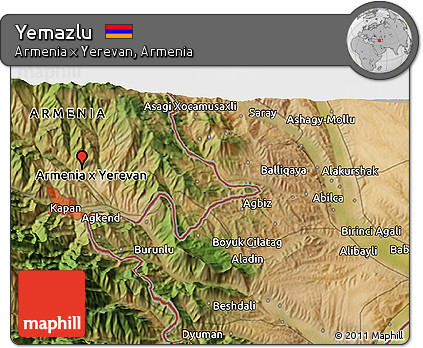 Satellite 3D Map of Yemazlu