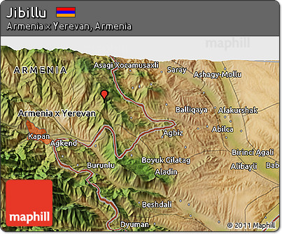 Satellite 3D Map of Jibillu