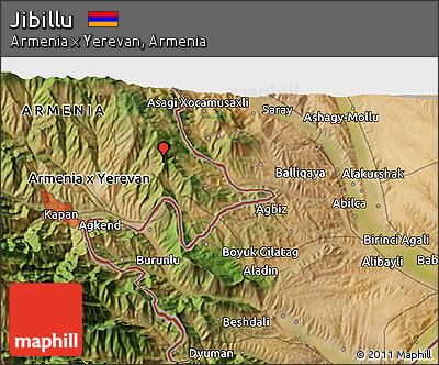 Satellite 3D Map of Jibillu