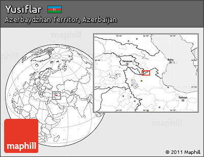 Blank Location Map of Yusiflar