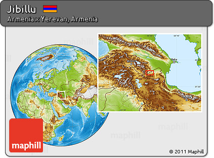 Physical Location Map of Jibillu