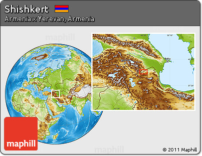 Physical Location Map of Shishkert