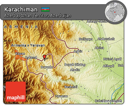 Physical Map of Karachiman