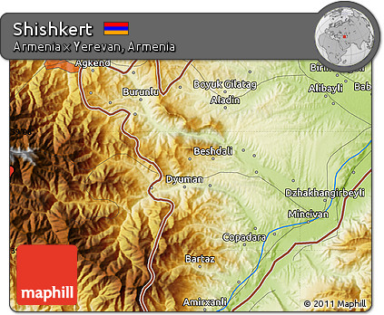 Physical Map of Shishkert