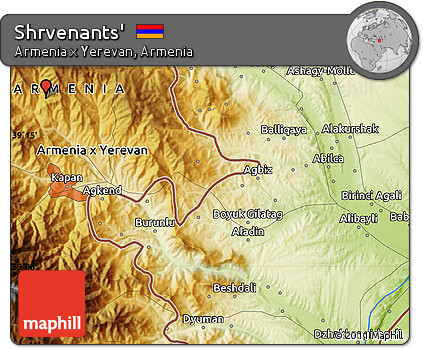 Physical Map of Shrvenants'