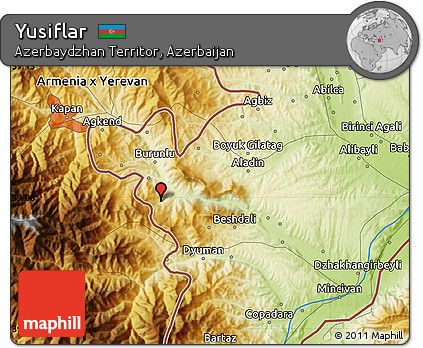 Physical Map of Yusiflar