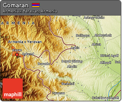 Physical Map of Gomaran