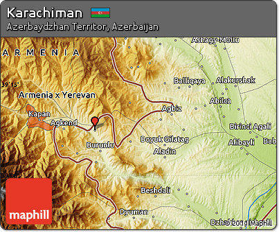 Physical Map of Karachiman