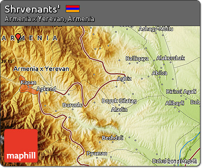 Physical Map of Shrvenants'
