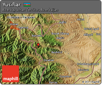 Satellite Map of Yusiflar