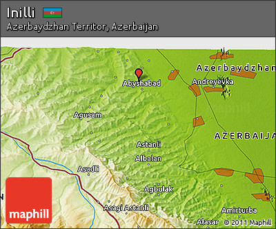 Physical 3D Map of Inilli