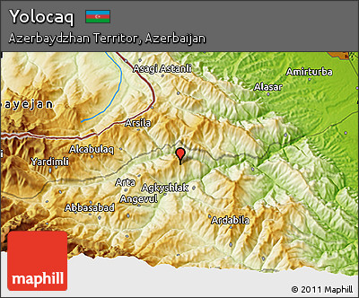 Physical 3D Map of Yolocaq