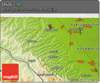 Physical 3D Map of Inilli