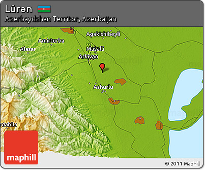 Physical 3D Map of Lürǝn