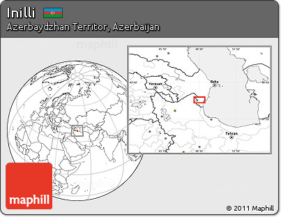 Blank Location Map of Inilli